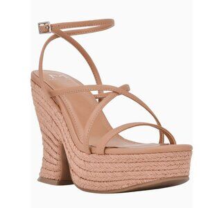 Marc Fisher Fetch Espadrille Platform Sandal 10‎